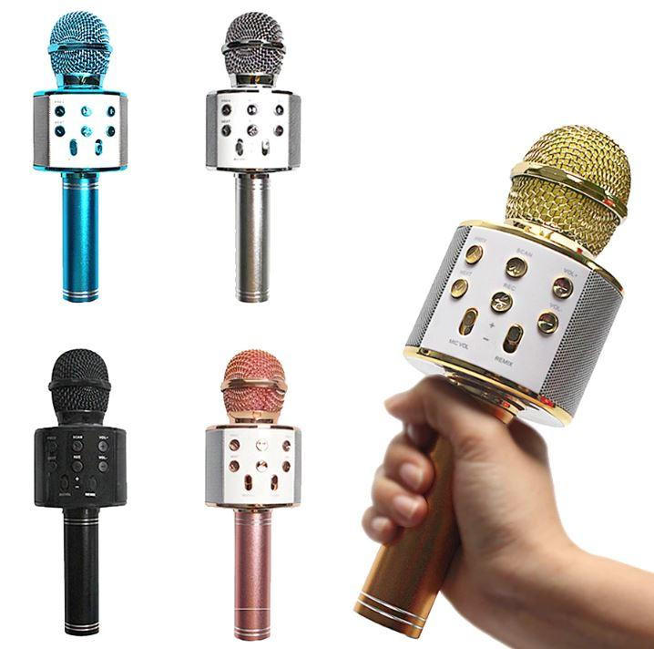 Universal - Haut-parleur microphone professionnel Kara normal micro  portable micro domestique lecteur de musique magnétophone changeur de voix  Bluetooth sans fil