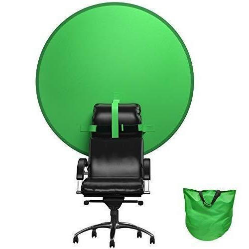 Toile De Fond Chromakey 150x200 Cm - Réversible Vert/bleu, Pliable