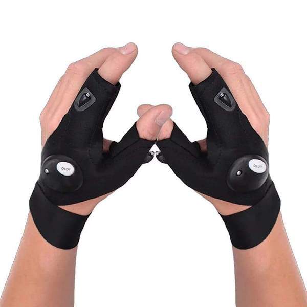 Gants Lampe de Poche LED - Main Gauche