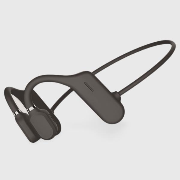 Écouteurs À Conduction Osseuse | Casque Audio Osseux | Bluetooth Sport - Gris