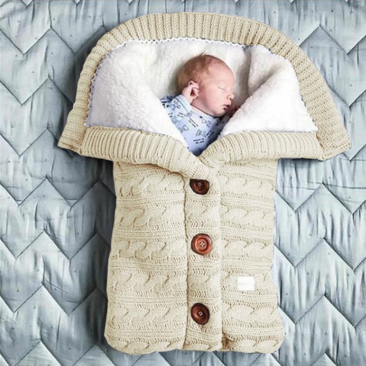 Couverture Pour Bébé - Plaid Polaire Doux et Chaud Pour l'Hiver - Crème