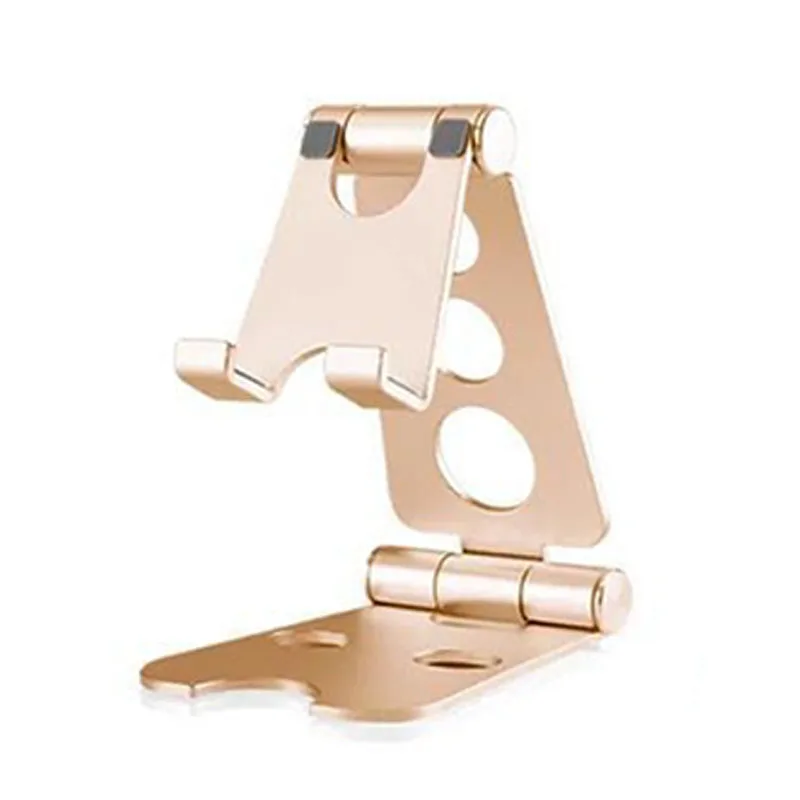 Support pliable et rotatif pour téléphone ou tablette - Doré