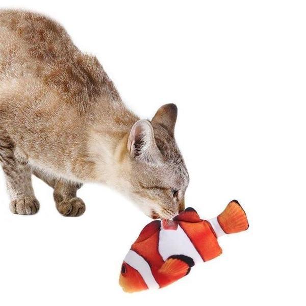 Jouet Poisson Pour Chat Ultra-réaliste - Poisson clown