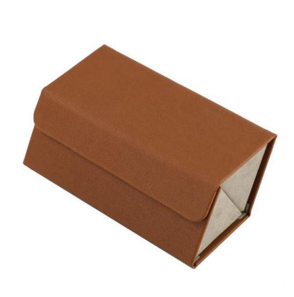 Boîte De Rangement Pour Lunettes - Marron - 2 poches