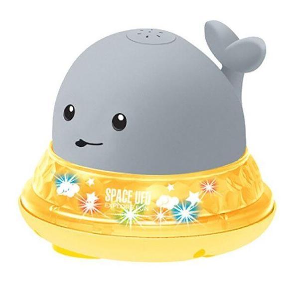 Jouet De Bain - Baleine Arroseur - Gris avec musique
