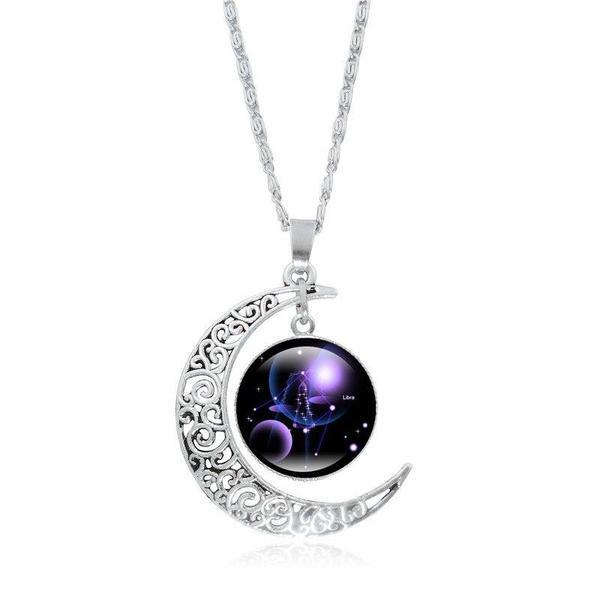 Collier croissant de lune - Balance