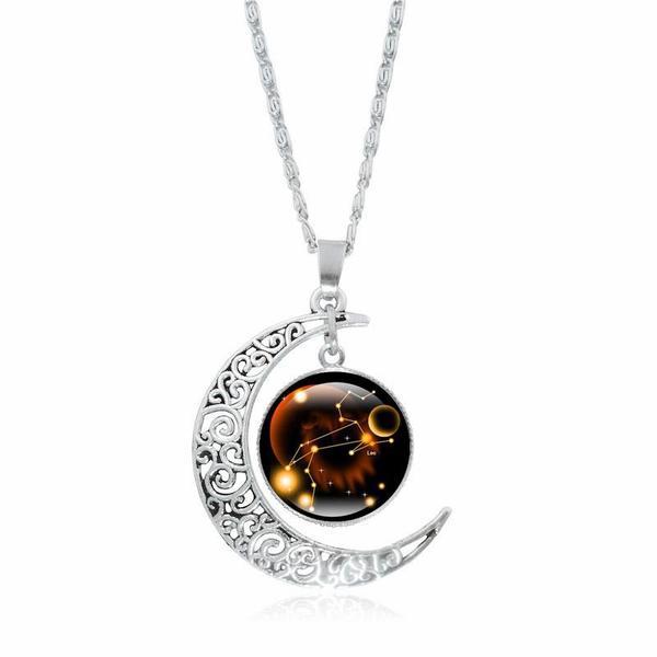 Collier croissant de lune - Lion
