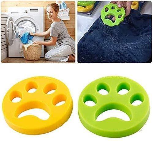 Anti poil machine à laver - Patte Anti-peluche - Jaune