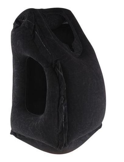 Coussin De Voyage Gonflable - Noir