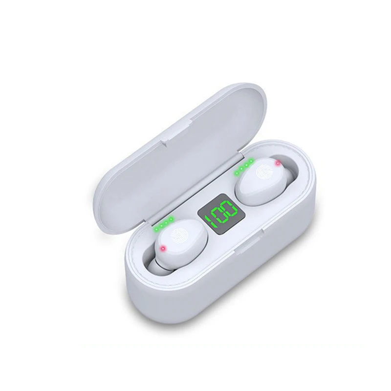 Écouteurs Sans Fil Bluetooth | Samsung - Iphone | Sport - Wireless - Blanc