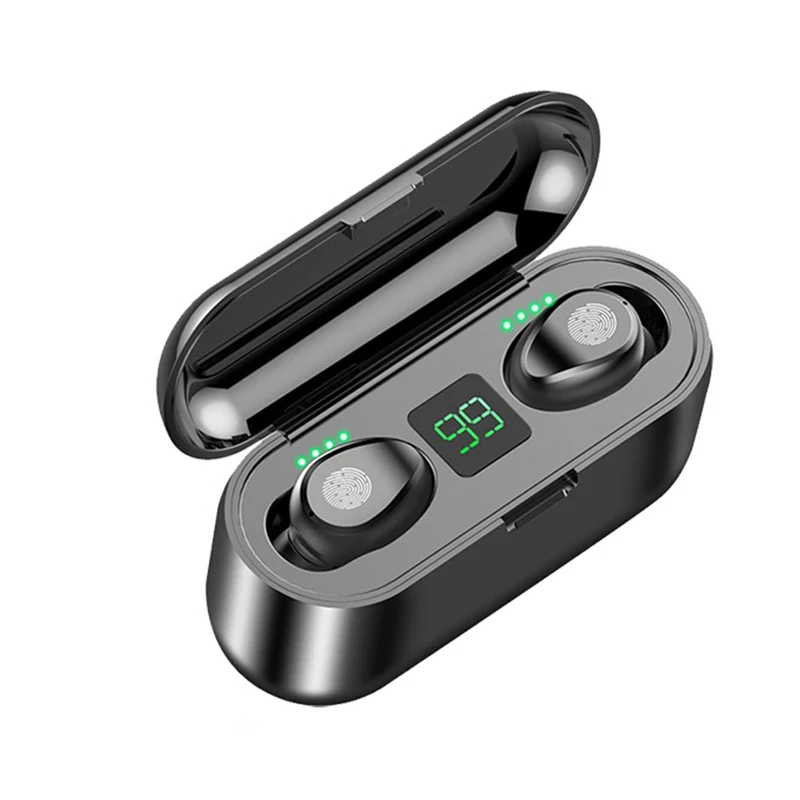 Écouteurs Sans Fil Bluetooth | Samsung - Iphone | Sport - Wireless - Noir