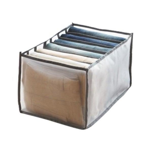 Organisateur De Vêtements - Rangement de Tiroir - Placard Dressing - Gris - Moyen