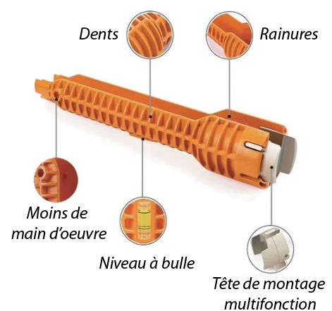 L'indispensable clé de montée de robinet