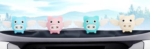 Diffuseur D'arômes Pour Rétroviseur De Voiture - Forme Chien, Parfum, Décoration Intérieure - 9