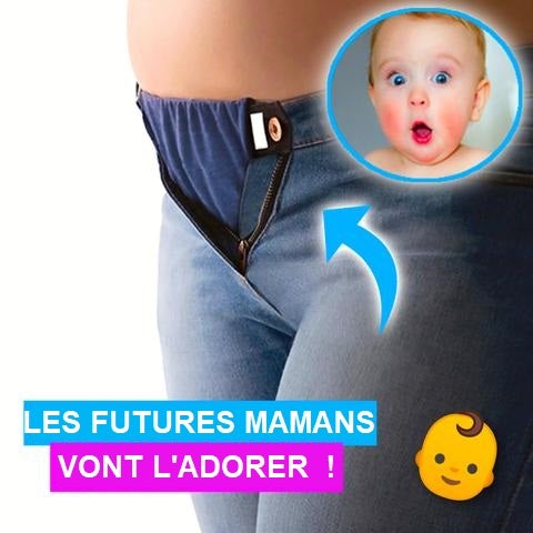 Extenseur de taille Pantalon élastique Maternité Grossesse