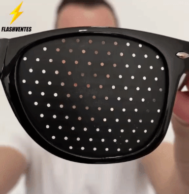Lunettes Sténopé Welsberg Noir - Entraînement Et Relaxation Des Yeux, Réduction Fatigue Visuelle - Pour écrans, Lecture - 2