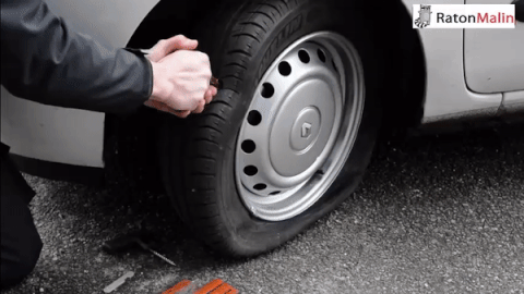 Kit de réparation de pneus de voiture Outils de prise de crevaison Urgence  de crevaison de pneu pour bandes de pneus Stiring Glue Repair Tool Kit Car  Accessories7PCS 