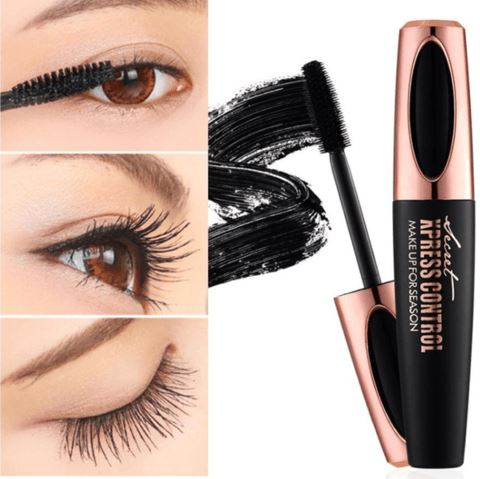 Mascara pour cils en fibre de soie 4D raton-malin