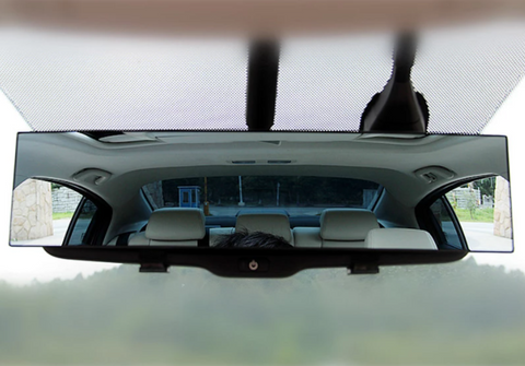 Rétroviseur, rétroviseur panoramique de 12 pouces, clip intérieur sur  rétroviseur anti-éblouissement, miroir de voiture grand angle pour une  utilisation en voiture, SUV, camion (whi