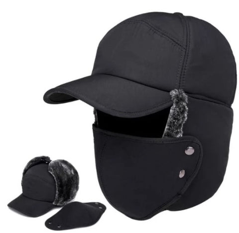 Casquette Souple Hiver Casquette Polaire Casquette avec Oreillette