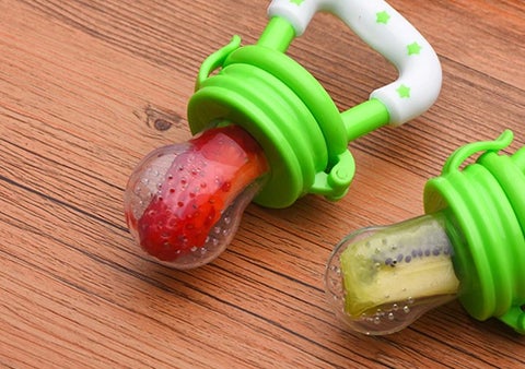 Sucette D'alimentation Pour Fruits Pour Bébé, Jouet À Mâcher En Silicone  Avec Poignée, Distributeur D'aliments Pour Bébé Pour Fruits Frais, Légumes,  Glaçons, Rose Poussiéreux, Mode en ligne