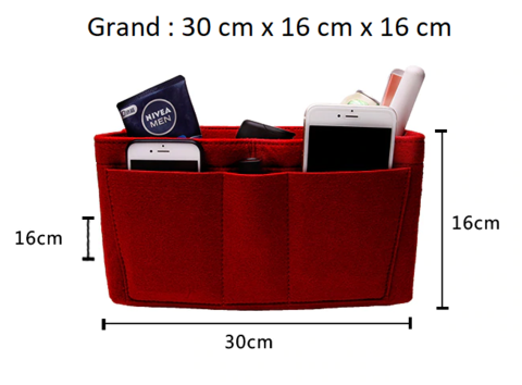 Ulawellor Organisateur de Sac de Rangement Insert pour Sac à Dos Sac à Dos  Sac Universel Dans Hommes Femmes Sacs à Bandoulière pour Sac à Main  Organisateur : : Mode