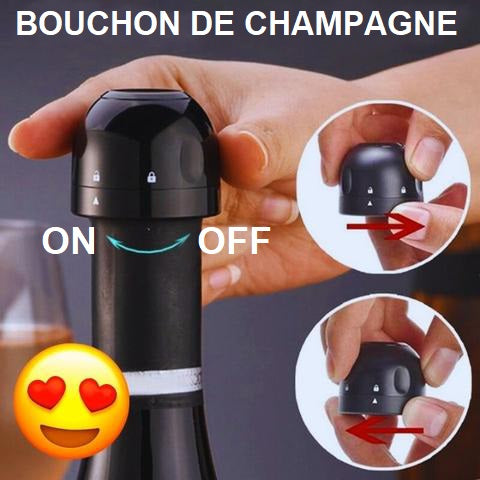 IraXpro Bouchons à Vin Silicone,Bouchon de Bouteille de Vin Avec Fonction  de Verrouillage et de Déverrouillage,Convient l'ouverture de Bouteille de