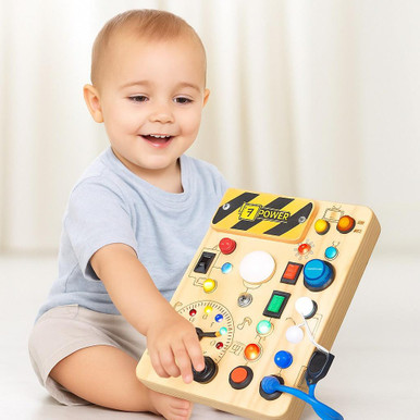 TenFans Tableau d'Activités - Jouets ontessori pour 3, 4 et 5 Ans
