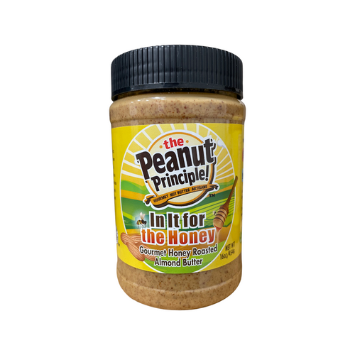 Honey roasted almond butter Gourmet nut butters from The Peanut Principle