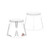 didi rugby Samurai Adult Shorts White 