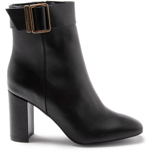 Tommy Hilfiger Square Buckle Boots - THSTBTBK