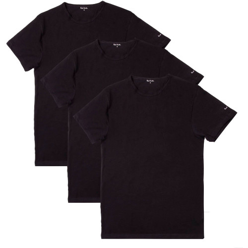 Paul Smith Crew 3 Pack T-Shirt - PS389BLK