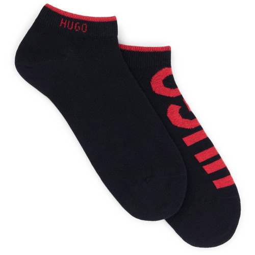 Hugo 2 Pack Trainer Socks - HU8111BK