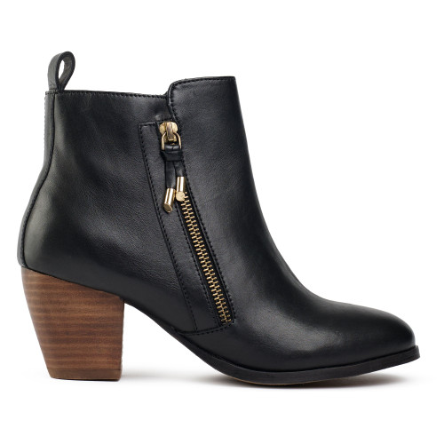 Sole Gini Zip Boots - GINIBKL