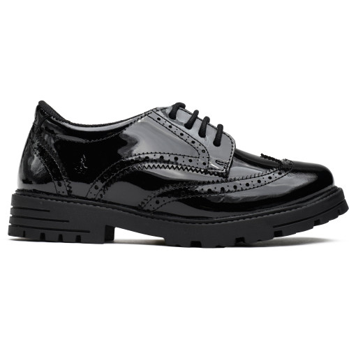 Hush Puppies Maxine Patent Shoes - MAXPATBK