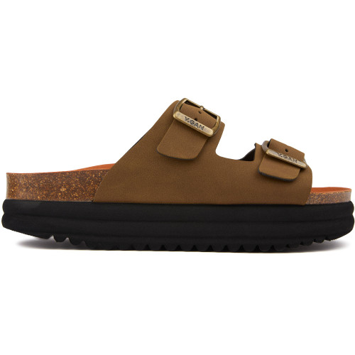 V.Gan Vegan Plum Footbed Sandals - PLUMBN