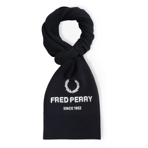 Fred Perry Ribbed Scarf - FLPOLYSC