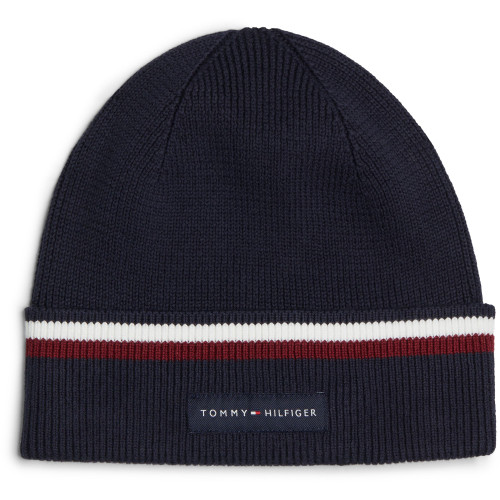 Tommy Hilfiger Corporate Stripe Beanie - CRPLVENV