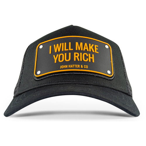 John Hatter & Co Make You Rich Trucker Cap - JH1006BK