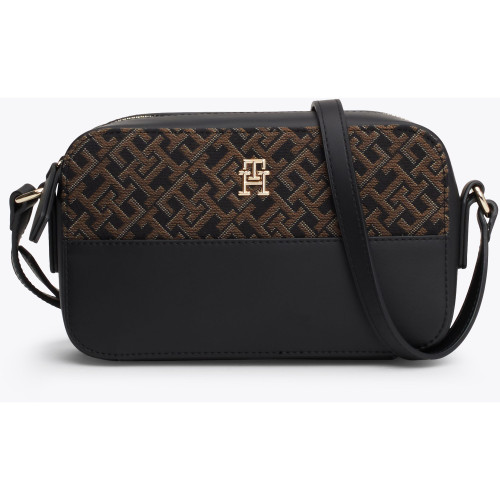 Tommy Hilfiger Jacquard Camera Handbag - JQCAMBLK