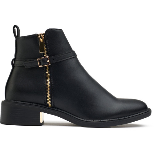 Solesister Lark Zip Boots - LARKBK