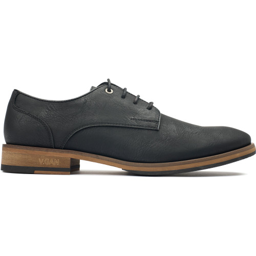 V.Gan Vegan Oatmeal 2 Derby Shoes - OATML2BK