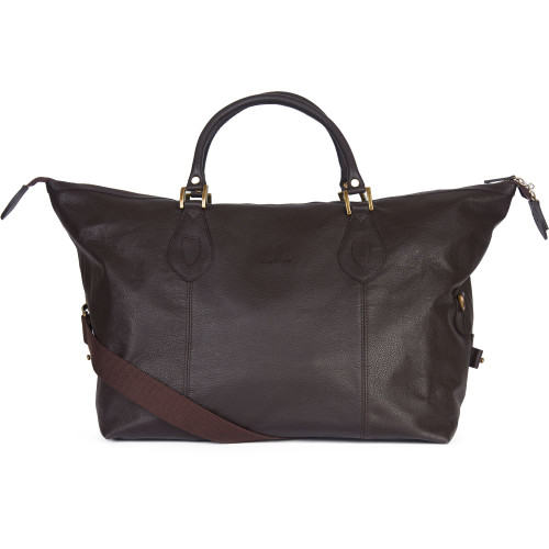 Barbour Leather Travel Weekend Bag - TRVLTHBN