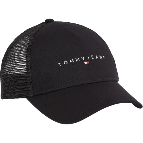Tommy Hilfiger Linear Logo Trucker Cap - TJMTRKBK