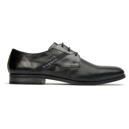 Bugatti Logo Derby Shoes - BGLOGBLK