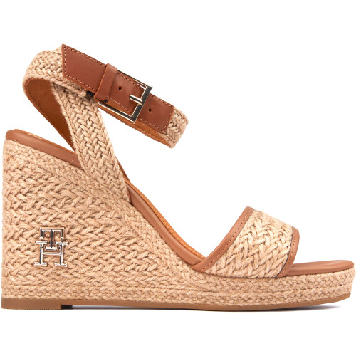 Tommy Hilfiger Espadrille High Wedge Sandals - ESPAWDGN