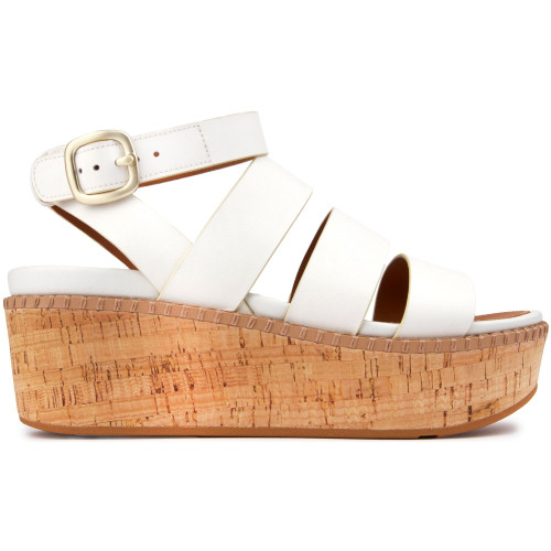 Fitflop Eloise Strappy Wedge Sandals - CORKSTWH