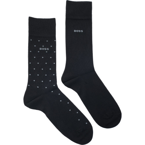 Boss 2 Pack Logo Socks - HB4281BK