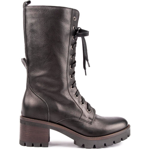 Sole Made In Italy Bari Lace Up Mid Calf Boots - BARIBK