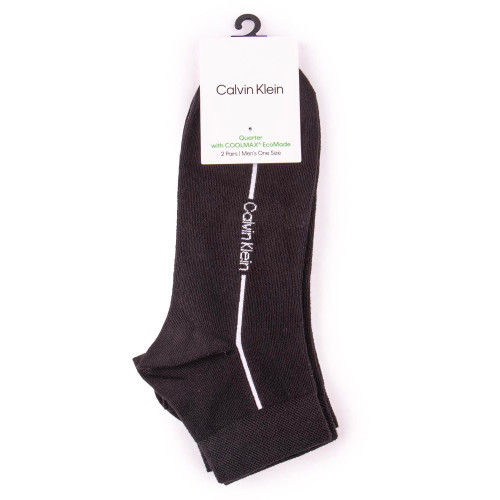 Calvin Klein Jeans 2 Pack Quarter Socks - CK2147BK